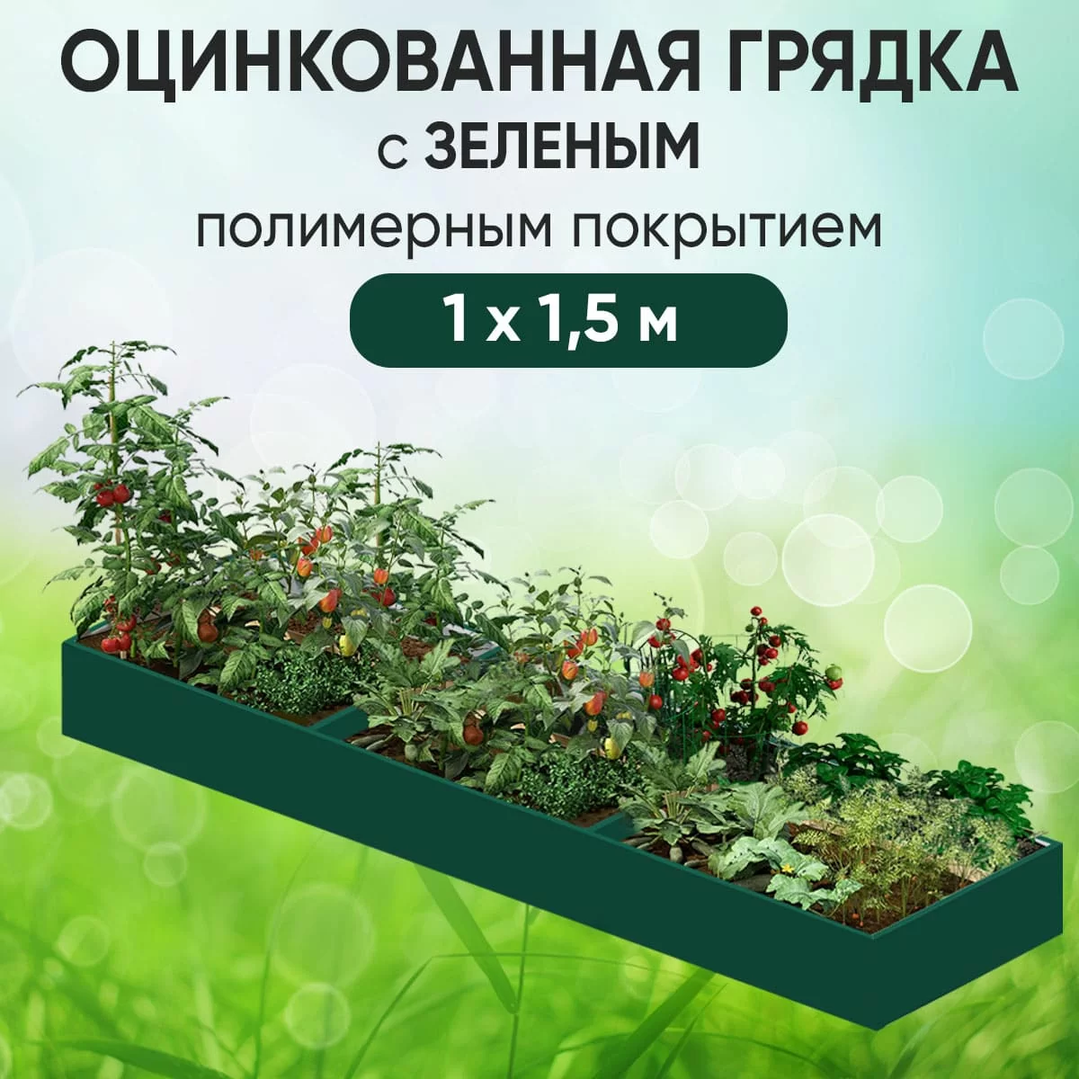 Грядка зеленая (1 х 1,5)